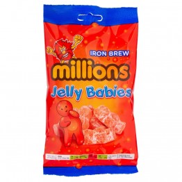 MILLIONS IRON BREW JELLY BABIES guminukai 150 g