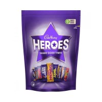 CADBURY HEROES šokoladinių saldainių maišelis 300 g