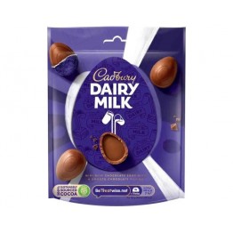 CADBURY DAIRY MILK MINI FILLED EGGS BAG šokoladiniai kiaušiniai 77 g