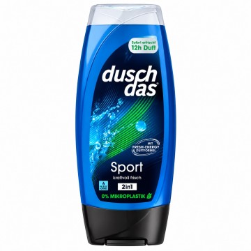 DUSCHDAS 3 IN1 SPORT vyriškas dušo gelis 225 ml