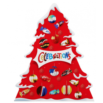 CELEBRATIONS TREE ADVENT CALENDAR advento kalendorius 215 g