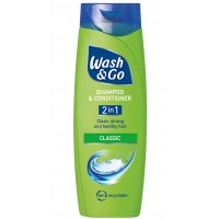 WASH&GO CLASSIC plaukų šampūnas ir kondicionierius viename 400 ml