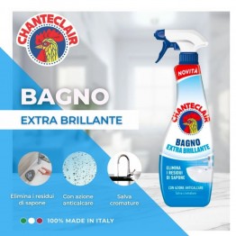 CHANTECLAIR BAGNO EXTRA BRILLANTE vonios kambario kalkių valiklis 625 ml