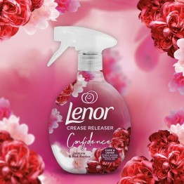 LENOR CREASE RELEASE RUBY JASMIN purškiklis audinių raukšlėms naikinti 500 ml
