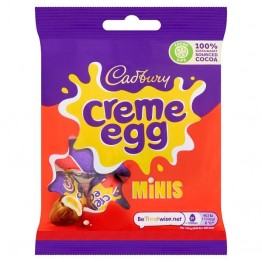 CADBURY MINI CREME EGG BAG šokoladiniai kiaušiniai 78 g