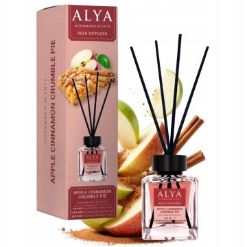 ALYA GOURMAND APPLE CINNAMON CRUMBLE PIE namų kvapas obuolių, cinamono ir saldaus pyrago aromato 100 ml