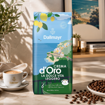 DALLMAYR LA DOLCE VITA LEGGERO kavos pupelės 1 kg