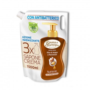 SPUMA DI CIAMPAGNA ARGAN E PATCHOULI skystas rankų muilas 1500 ml
