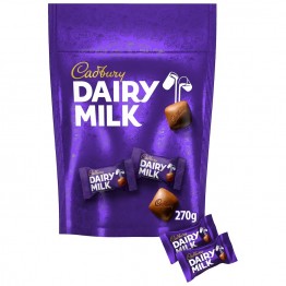 CADBURY CHUNKS POUCH šokoladiniai saldainiai 270 g