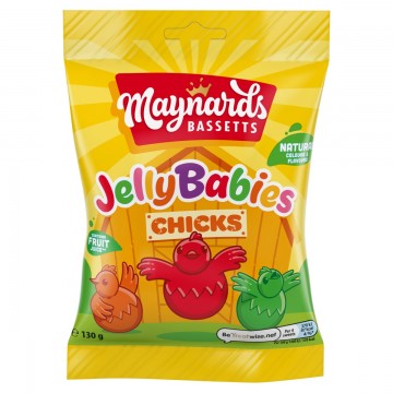 MAYNARDS JELLY BABIES CHICKS Velykiniai guminukai 130 g