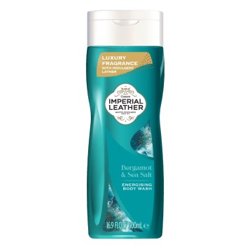 IMPERIAL LEATHER BODYWASH BERGAMOT AND SEASALT dušo gelis su jūros druska 500 ml