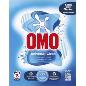 OMO UNIVERSAL CLEAN universalūs skalbimo milteliai 1,625 kg