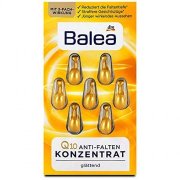 BALEA Q10 ANTI FALTEN veido ampulės nuo raukšlių 7 vnt