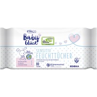 ELKOS SENSITIVE drėgnos servetėlės kūdikiams 2×80 vnt