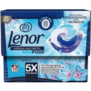 LENOR APRILFRISCH skalbimo kapsulės 18 vnt