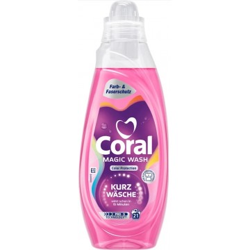 CORAL MAGIC WASH skalbiklis spalvotiems audiniams 840 ml