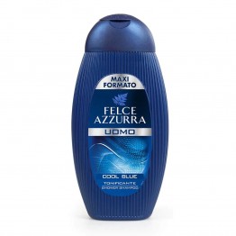 FELCE AZZURRA COOL BLUE dušo žėlė-šampūnas vyrams 400ml