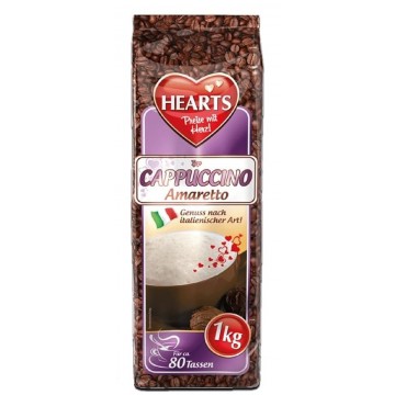 HEARTS AMARETTO kapučino gėrimas 1 kg HEARTS AMARETTO kapučino gėrimas 1 kg