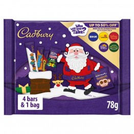 CADBURY SELECTION BOX SMALL kalėdinis šokoladinių saldumynų rinkinys 78 g