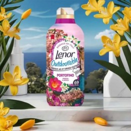 LENOR OUTDOORABLES PORTOFINO koncentruotas audinių minkštiklis 966 ml