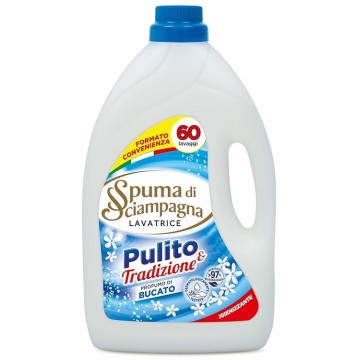SPUMA DI SCIAMPAGNA LAVATRICE LIQUIDO BUCATO skystas skalbiklis 3 l