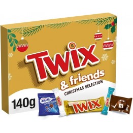 TWIX  FRIENDS MEDIUM SELECTION BOX saldainių rinkinys 140 g