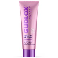 GUDLOX KERATIN PROTEIN atkuriamasis ir apsauginis šampūnas pažeistiems bei lūžinėjantiems plaukams 300 ml