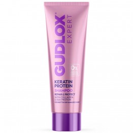 GUDLOX KERATIN PROTEIN atkuriamasis ir apsauginis šampūnas pažeistiems bei lūžinėjantiems plaukams  300 ml