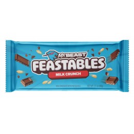 MR BEAST FEASTABLES CRUNCH traškus pieniškas šokoladas 60 g