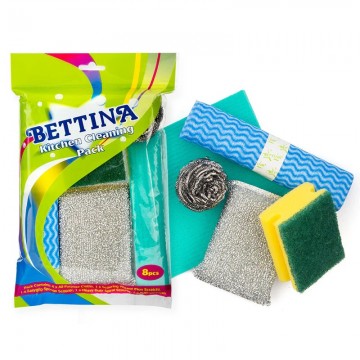 BETTINA KITCHEN CLEANING PACK virtuvės valymo rinkinys 1 vnt BETTINA KITCHEN CLEANING PACK virtuvės valymo rinkinys 1 vnt