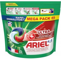 ARIEL ULTRA STAIN REMOVER universalios skalbimo kapsulės 45 vnt