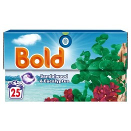 BOLD SANDALWOOD AND EUCALYPTUS universalios skalbimo kapsulės 25 vnt
