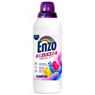 DELUXE ENZO BLEND COLOR skystas koncentruotas skalbiklis spalvotiems audiniams 950 ml