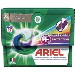 ARIEL EXTRA FIBER skalbimo kapsulės spalvotiems 12 vnt