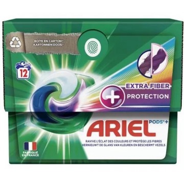 ARIEL EXTRA FIBER skalbimo kapsulės spalvotiems 12 vnt
