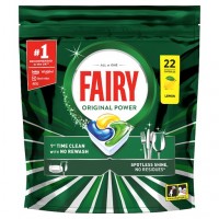FAIRY LEMON indaplovės tabletės 22 vnt