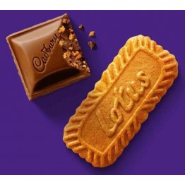 CADBURY BISCOFF šokoladiniai saldainiai su sausainių gabalėliais 244 g