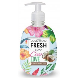 FRESH COCO LOVE skystas rankų muilas kokosų aromato 500 ml