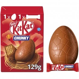 NESTLE KITKAT CHUNKY MEDIUM EGG šokoladinis kiaušinis 129 g