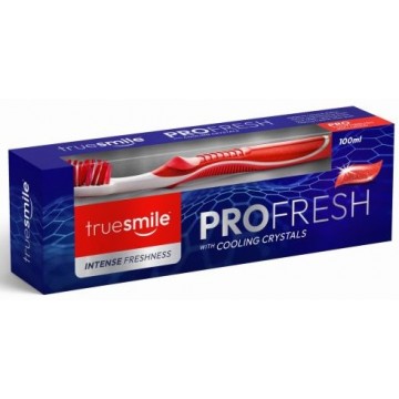 TRUESMILE INTENSE FRESHNESS dantų šepetėlis + dantų pasta 100 ml