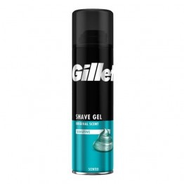 GILLETTE SENSITIVE skutimosi gelis jautriai odai 200 ml
