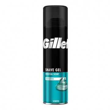 GILLETTE SENSITIVE skutimosi gelis jautriai odai 200 ml GILLETTE SENSITIVE skutimosi gelis jautriai odai 200 ml