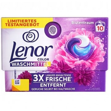 LENOR COLOR skalbimo kapsulės spalvotiems audiniams 10 vnt