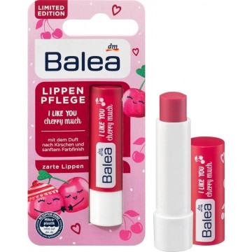 BALEA CHERRY AND VANILLA lupų balzamas su spalva 4,8g