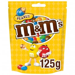 M&M’s POUCH PEANUT maišelis 125 g