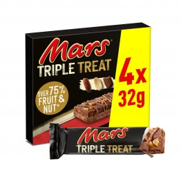 MARS triple treat 4 pack šokoladiniai batonėliai 128 g