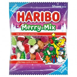 HARIBO MERRY MIX šventiniai vaisiniai guminukai 140 g