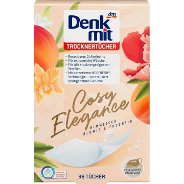 DENKMIT COZY ELEGANCE džiovyklės servetėlės 36 vnt DENKMIT COZY ELEGANCE džiovyklės servetėlės 36 vnt