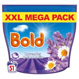 BOLD LAVENDER & CAMOMILE skalbimo kapsulės 51 vnt