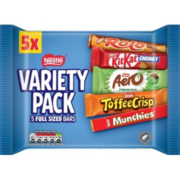 NESTLE VARIETY PACK įvairių skonių šokoladų rinkinys 218 g
